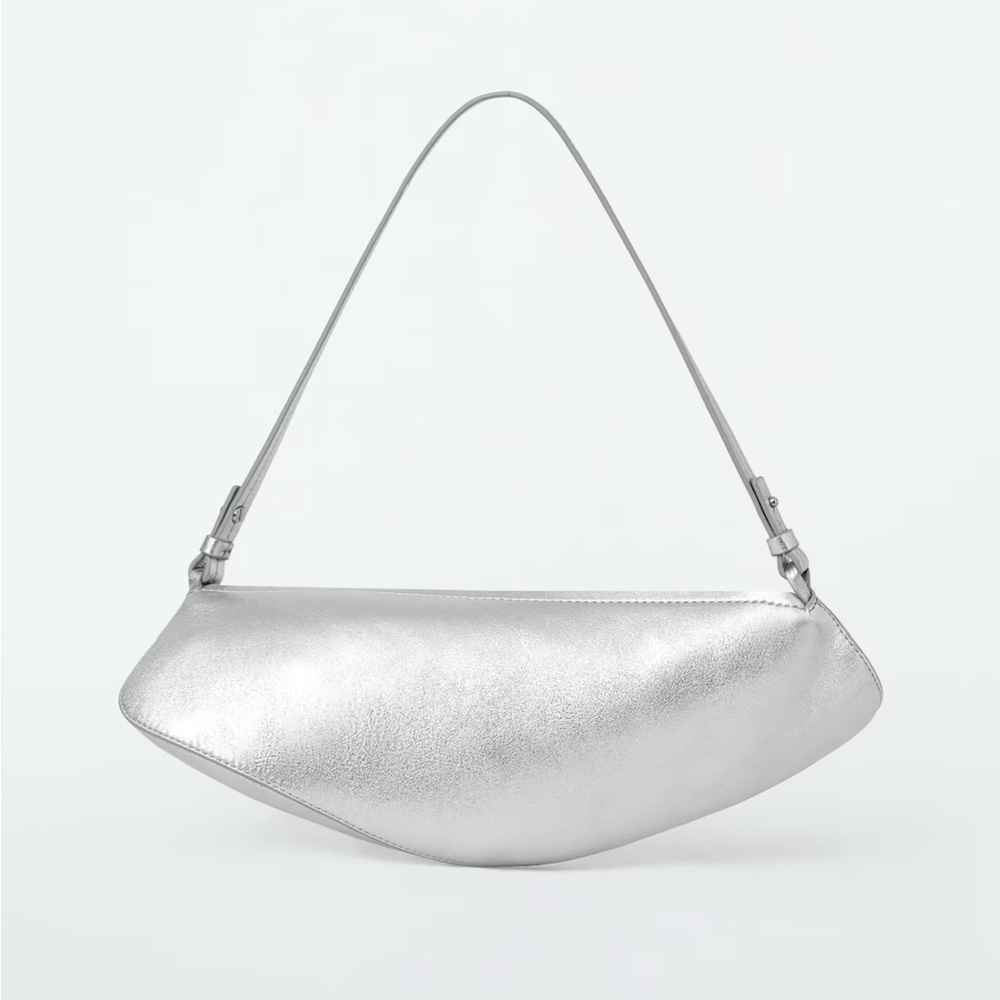 COS Silver Cove Clutch Bag